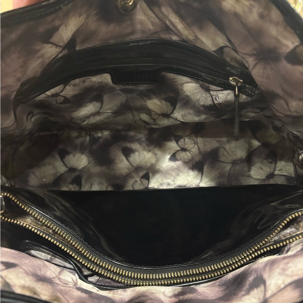 Ted Baker Glossy Black Shoulder Bag/Tote - Picture 5 of 9